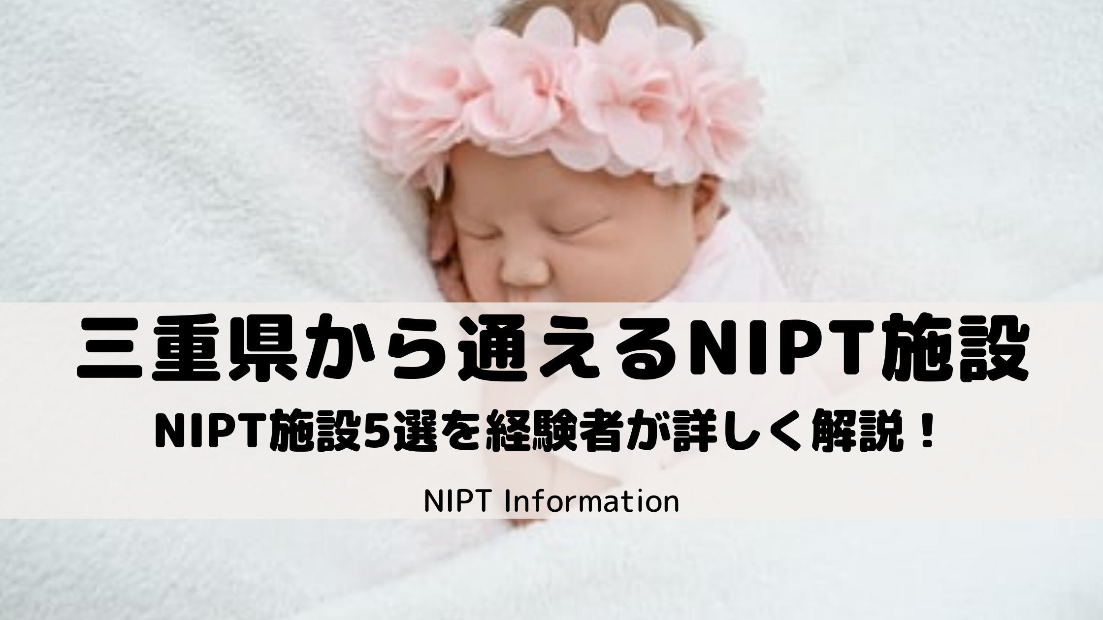 三重県から通えるNIPT専門施設５選【経験者が分かりやすく解説】
